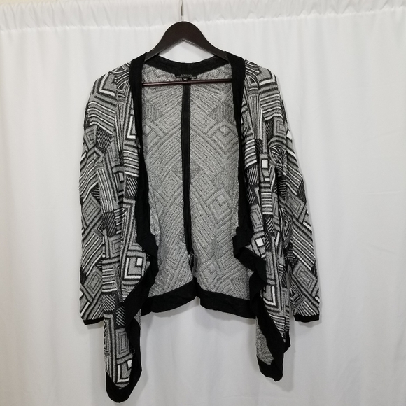 𝅺renuar open front Geometric printed lightweight cardigan - Picture 7 of 10